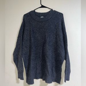 Aerie Grey Oversized Waffle Knit Sweater 🩶